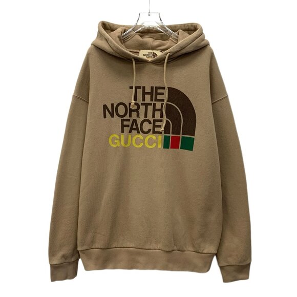 FM0052 Gucci x The North Face Co-brown brown letter printed cotton